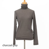 カシミヤシルクジャージ―タートル