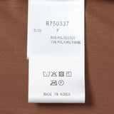 ロゴプリントベロアロングTシャツ