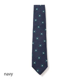 【FRANCO BASSI】フラワー小紋ネクタイ【Made in Italy】