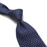 【FRANCO BASSI】マイクロフラワークレリックネクタイ【Made in Italy】