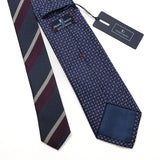 【FRANCO BASSI】マイクロフラワークレリックネクタイ【Made in Italy】