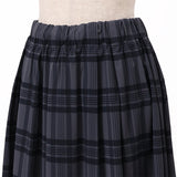 リバーシブルタフタチェック スカート
