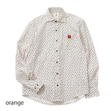 コーデュロイ総柄プリントシャツ【Made in Japan】