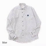 コーデュロイ総柄プリントシャツ【Made in Japan】