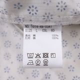 コーデュロイ総柄プリントシャツ【Made in Japan】