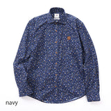コーデュロイ総柄プリントシャツ【Made in Japan】