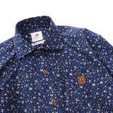 コーデュロイ総柄プリントシャツ【Made in Japan】