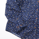 コーデュロイ総柄プリントシャツ【Made in Japan】