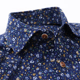 コーデュロイ総柄プリントシャツ【Made in Japan】