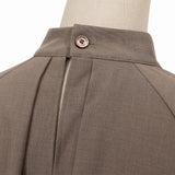 ラグラン袖スカーフタイ風ブラウス