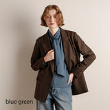 ラグラン袖スカーフタイ風ブラウス