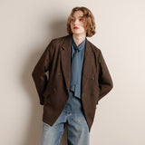 ラグラン袖スカーフタイ風ブラウス