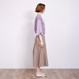 撥水タフタカーゴフレアスカート