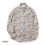 コーデュロイフラワープリントシャツ【Made in Japan】