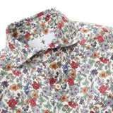 コーデュロイフラワープリントシャツ【Made in Japan】