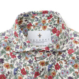 コーデュロイフラワープリントシャツ【Made in Japan】