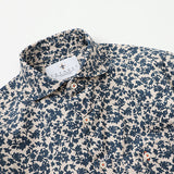 コーデュロイフラワープリントシャツ【Made in Japan】