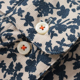 コーデュロイフラワープリントシャツ【Made in Japan】