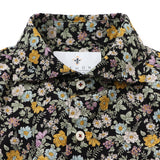 コーデュロイフラワープリントシャツ【Made in Japan】
