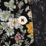 コーデュロイフラワープリントシャツ【Made in Japan】