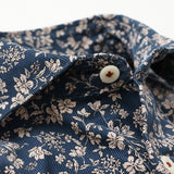 コーデュロイフラワープリントシャツ【Made in Japan】