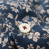 コーデュロイフラワープリントシャツ【Made in Japan】
