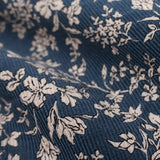 コーデュロイフラワープリントシャツ【Made in Japan】