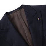 BELVEST Ⅰボタンピーク無地ジャケット【Made in Italy】