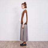 ナチュラルストレッチプリーツスカート