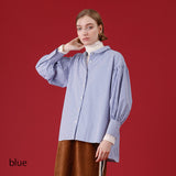 ロンストボリューム袖シャツ