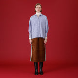 ロンストボリューム袖シャツ