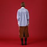 ロンストボリューム袖シャツ