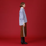 ロンストボリューム袖シャツ