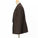 グレンチェックダブルジャケット