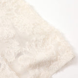 カットジャガードワイドパンツ