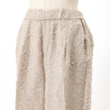 カットジャガードワイドパンツ