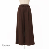 杢調タックセミワイドパンツ