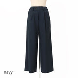 杢調タックセミワイドパンツ