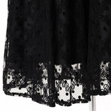 チュールダイヤ×ドットフロッキースカート