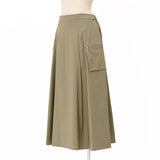 撥水タフタカーゴフレアスカート