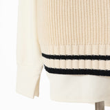 7G畦ライン入りVネックベスト