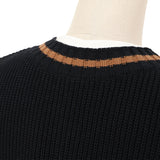 7G畦ライン入りVネックベスト