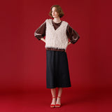 ライトベロアボリューム袖プルオーバー