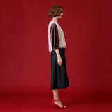 ライトベロアボリューム袖プルオーバー