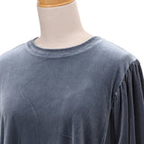 ライトベロアボリューム袖プルオーバー