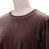 ライトベロアボリューム袖プルオーバー