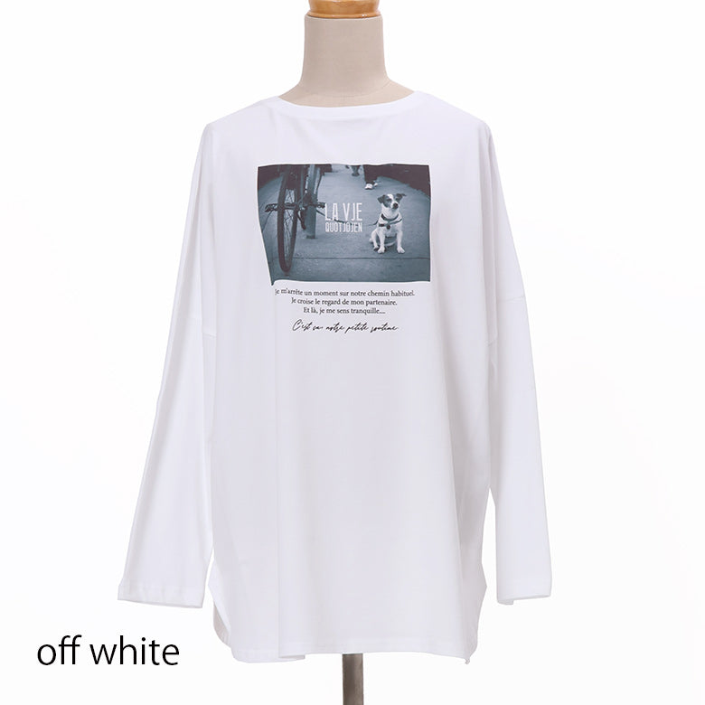 犬プリント2WAYロングTシャツ – Mitsumine Online Shop
