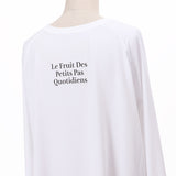 犬プリント2WAYロングTシャツ