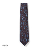 【Holliday&Brown】カラーサークル小紋ネクタイ【Made in Italy】