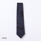 【Holliday&Brown】ジャガードMIX幾何学ネクタイ【Made in Italy】